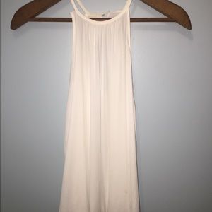 White Flowy tank top